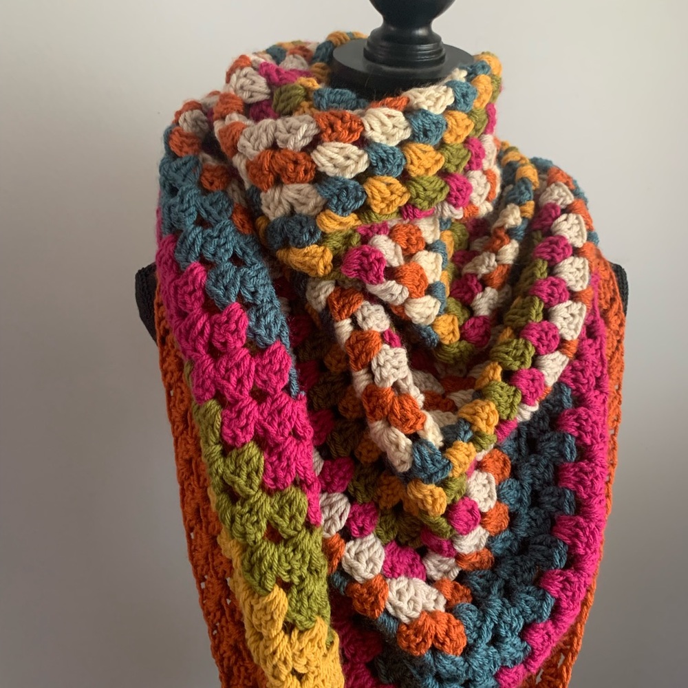 Cuper soft crochet wrap/scarf